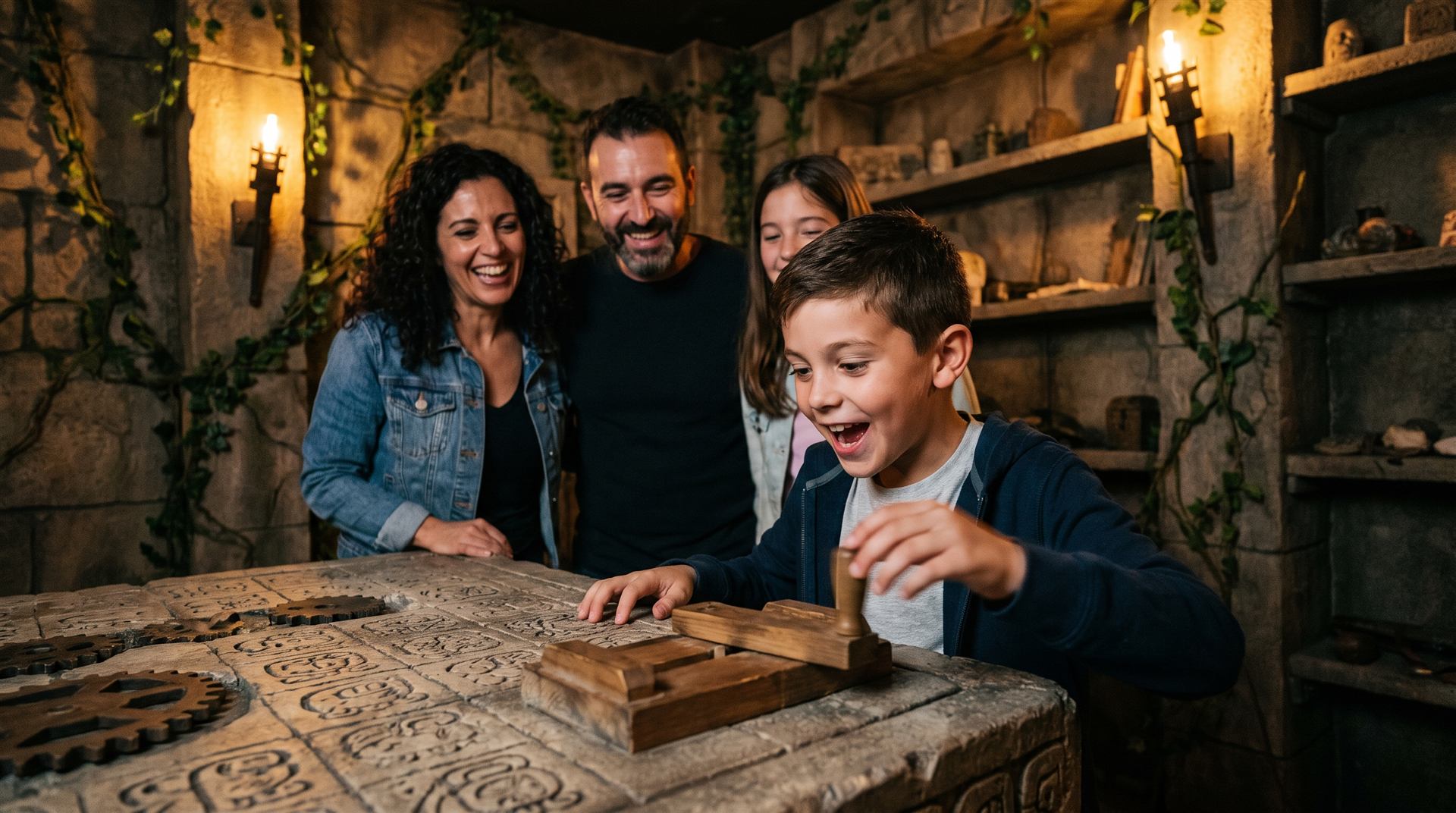 Yucatán - escape room de aventura en Alicante - templo maya