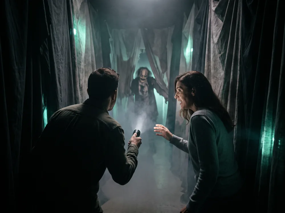 Túnel del terror — visual conceptual